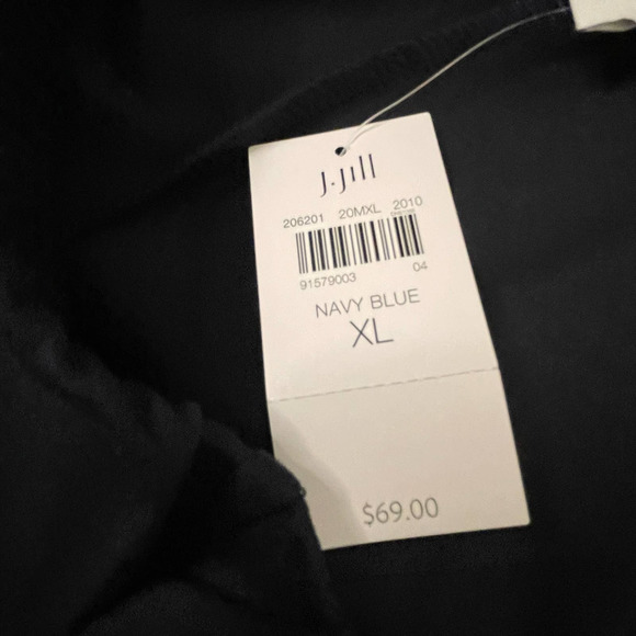 J Jill Navy pant Ponte Leggings Size XL Pull on - Picture 5 of 10